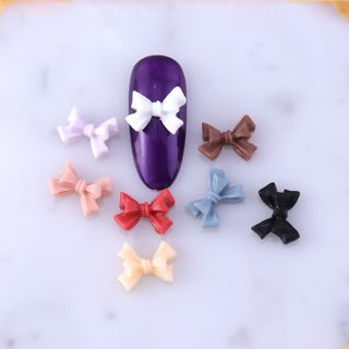 Nơ gắn móng nail đủ màu