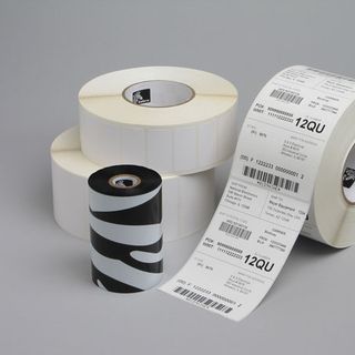 Cuộn 1070 tem trà sữa 40x25 - Tem nhiệt in tem nhãn, in mã vạch, in tem phụ 40x25mm - 4x2.5cm.