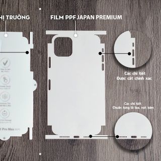 PPF 4 Lớp iPhone Full Viền Loa Cao Cấp Japan Premium