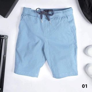 QUẦN KAKI SHORT LƯNG THUN VẢI NHẬP