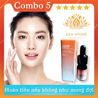 [ Mẫu thử 2,5ml ] Serum Caramel Essence Nhật Bản, Ngừa Mụn Hiệu Quả, Sáng Bóng Làn Da Mỏng