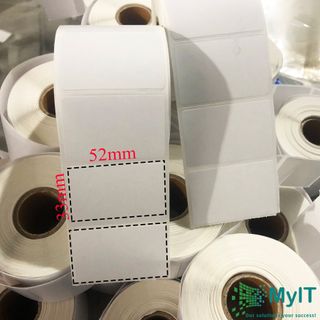 Cuộn 860 tem trà sữa 52x33 - Tem nhiệt in tem nhãn, in mã vạch, in tem phụ 52x33mm - 5.2x3.3cm.