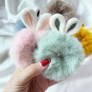 Cột tóc lông hình tai thỏ dễ thương