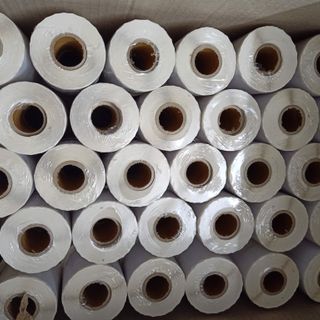 Cuộn 900 tem trà sữa 50x30 - Tem nhiệt in tem nhãn, in mã vạch, in tem phụ 50x30mm - 5x3cm.