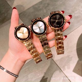 [ ] Đồng hồ nữ mặt trái tim Mika