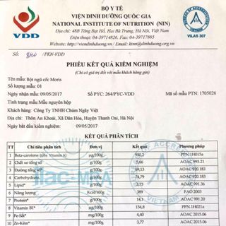 Bột ngũ cốc Moris (có đường và không đường)