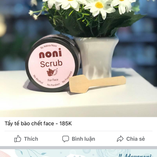 Tẩy tế nào chết mặt Noni scrub
