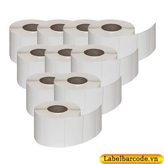 Cuộn 700 tem ( 58x40) - Tem nhiệt in tem nhãn, in mã vạch, in tem phụ 58x40mm - 5.8x4cm.