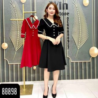 ĐẦM NGẮN TAY TRƠN,DÁNG ÔM, MÀU NHƯ HÌNH SIÊU XINH, THIẾT KẾ PHONG CÁCH