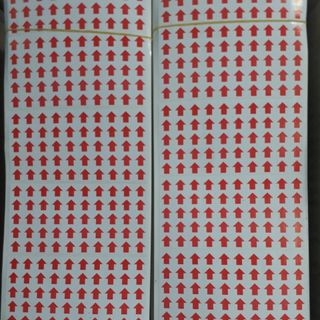 Tem mũi tên 10x10mm (350 tem)