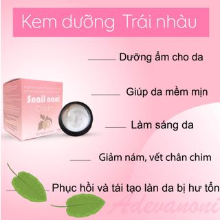 Kem dưỡng da trái nhàu Snail noni cream