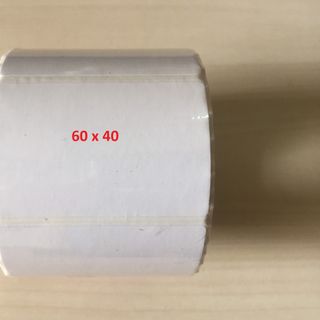 Cuộn 700 tem ( 60x40) - Tem nhiệt in tem nhãn, in mã vạch, in tem phụ 60x40mm - 6x4cm.
