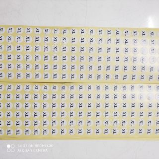 Tem kích cỡ quần áo, giày dép size Ø 12mm (126 tem)