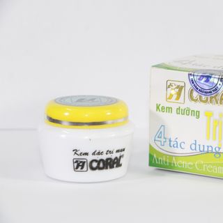 Kem Dưỡng Coral Trị Mụn 4 Tác Dụng