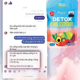 Viên uống detox khử mỡ Cholesterol