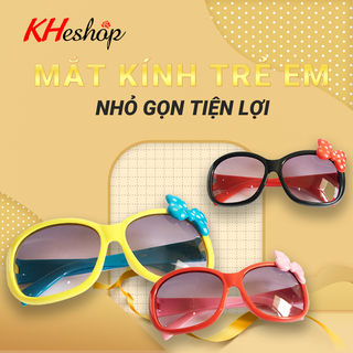 Kính Nơ Chấm Bi cho bé từ 2 tới 9 Tuổi, chống tia UV cực tím bảo vệ mắt bé siêu rẻ mã 1330 giá sỉ