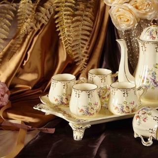 Bộ Ấm Chén Cao Cấp Khay Cao Hoa
