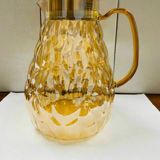 BÌNH ĐỰNG NƯỚC THỦY TINH CHỊU NHIỆT CAO CẤP MÀU VÀNG
