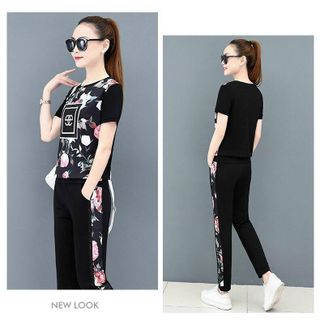 [CAO CẤP] Bộ đồ thể thao đính đá siêu sang chảnh TT0195 [ NHẬT-HÀN QUỐC]