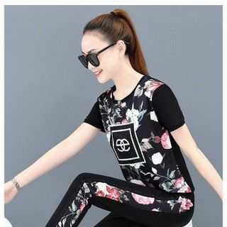 [CAO CẤP] Bộ đồ thể thao đính đá siêu sang chảnh TT0195 [ NHẬT-HÀN QUỐC]