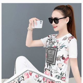[CAO CẤP] Bộ đồ thể thao đính đá siêu sang chảnh TT0195 [ NHẬT-HÀN QUỐC]