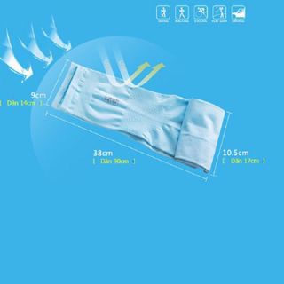 [Siêu Co Giãn] Găng Tay Chống Nắng Xỏ Ngón Lets Slim Bao Tay Đi Phượt Siêu Mát Chống Tia UV Ống Tay Đi Xe Máy