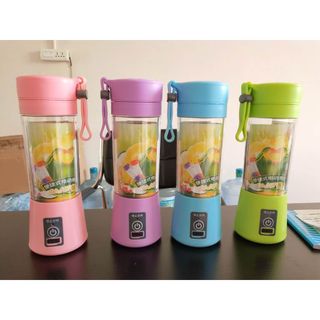 MÁY XAY SINH TỐ MINI CẦM TAY SẠC PIN LOẠI 4 VÀ 6 LƯỠI DAO TIỆN DỤNG