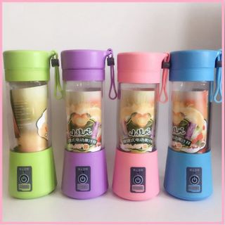 MÁY XAY SINH TỐ MINI CẦM TAY SẠC PIN LOẠI 4 VÀ 6 LƯỠI DAO TIỆN DỤNG