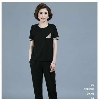 [CAO CẤP] BỘ THỂ THAO COTTON CAO CẤP PHỐI THUN SỌC 3D TT0175 [ NHẬT-HÀN QUỐC]