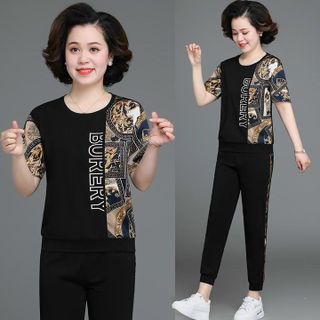 [CAO CẤP] BỘ THỂ THAO COTTON CAO CẤP THUN PHỐI HỌA TIẾT 3D TN08 [ NHẬT-HÀN QUỐC]