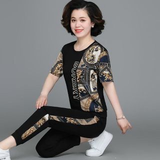 [CAO CẤP] BỘ THỂ THAO COTTON CAO CẤP THUN PHỐI HỌA TIẾT 3D TN08 [ NHẬT-HÀN QUỐC]