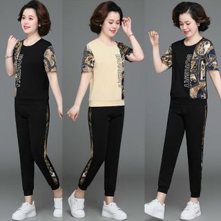 [CAO CẤP] BỘ THỂ THAO COTTON CAO CẤP THUN PHỐI HỌA TIẾT 3D TN08 [ NHẬT-HÀN QUỐC]