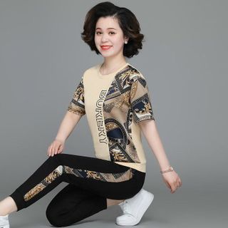 [CAO CẤP] BỘ THỂ THAO COTTON CAO CẤP THUN PHỐI HỌA TIẾT 3D TN08 [ NHẬT-HÀN QUỐC]