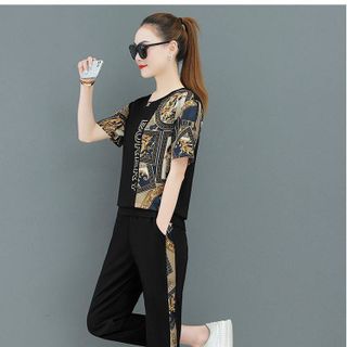 [CAO CẤP] BỘ THỂ THAO COTTON CAO CẤP PHỐI HỌA TIẾT TRẺ tRUNG THUN 3D TN08 [ NHẬT-HÀN QUỐC]