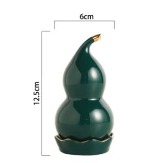 Hũ đựng tăm hồ lô decor bằng sứ