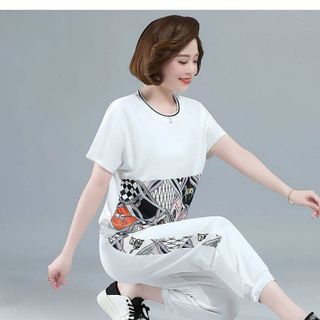[CAO CẤP] BỘ THỂ THAO COTTON CAO CẤP PHỐI HỌA TIẾT THUN 3D TT469 [ NHẬT-HÀN QUỐC]