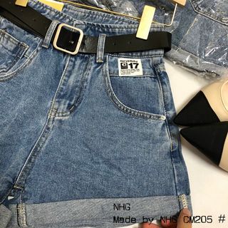 Quần short jeans thụng hàn quốc