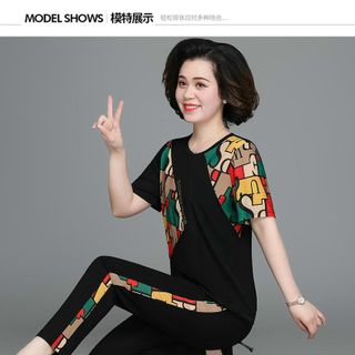 [CAO CẤP] BỘ THỂ THAO COTTON CAO CẤP PHỐI THUN MÀU 3D TT474 [ NHẬT-HÀN QUỐC]