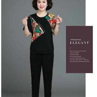 [CAO CẤP] BỘ THỂ THAO COTTON CAO CẤP PHỐI THUN MÀU 3D TT474 [ NHẬT-HÀN QUỐC]