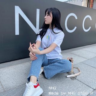Quần jeans trendy form thường