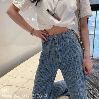 Quần jeans trendy form thường