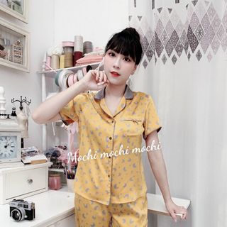 Bộ lụa ngố cổ V