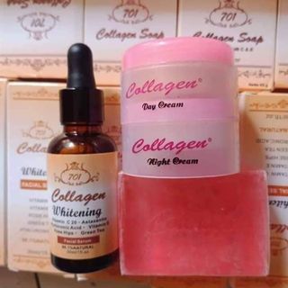 Combo bộ kem trị nám collagen plus vit e có serum