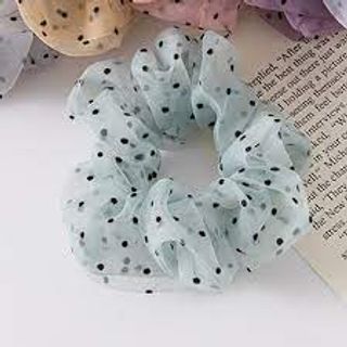 Dây Buộc Tóc Scrunchies Voan Chấm Bi HOT HIT 2021