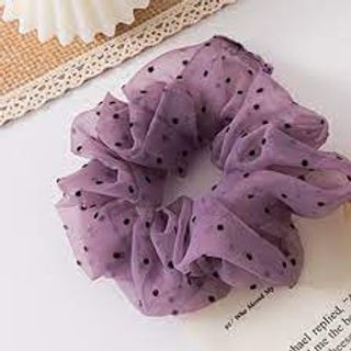 Dây Buộc Tóc Scrunchies Voan Chấm Bi HOT HIT 2021