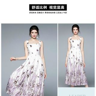 Đầm lụa họa tiết trẻ TK siêu đẹp.