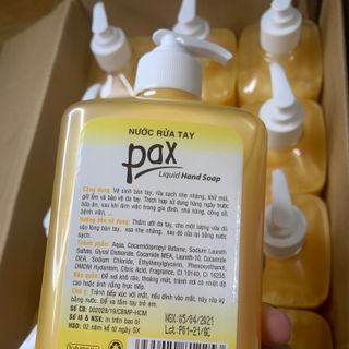 Nước rửa tay Pax 600ml