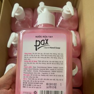 Nước rửa tay Pax 600ml