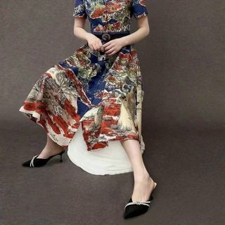 Đầm TK lụa sang trọng siêu đẹp.