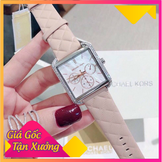 [ ]Đồng hồ nữ da mặt vuông Mk2768
